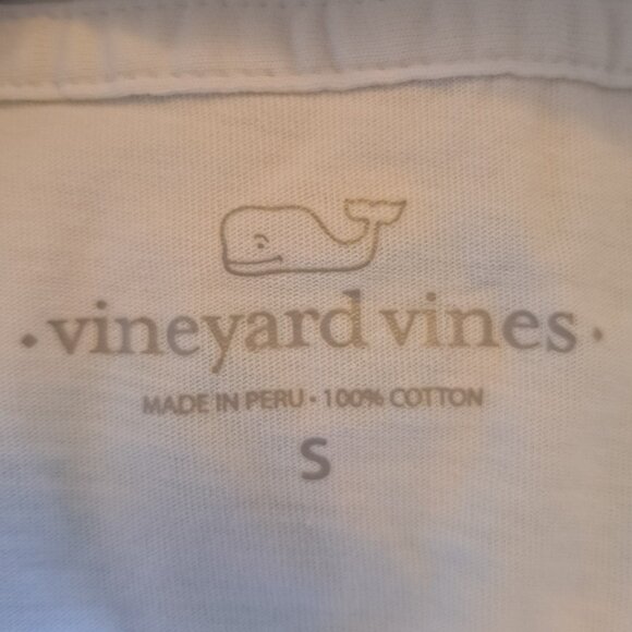 Vineyard Vines White Long Sleeved Hooded Tee Shirt Size Small - Picture 5 of 5